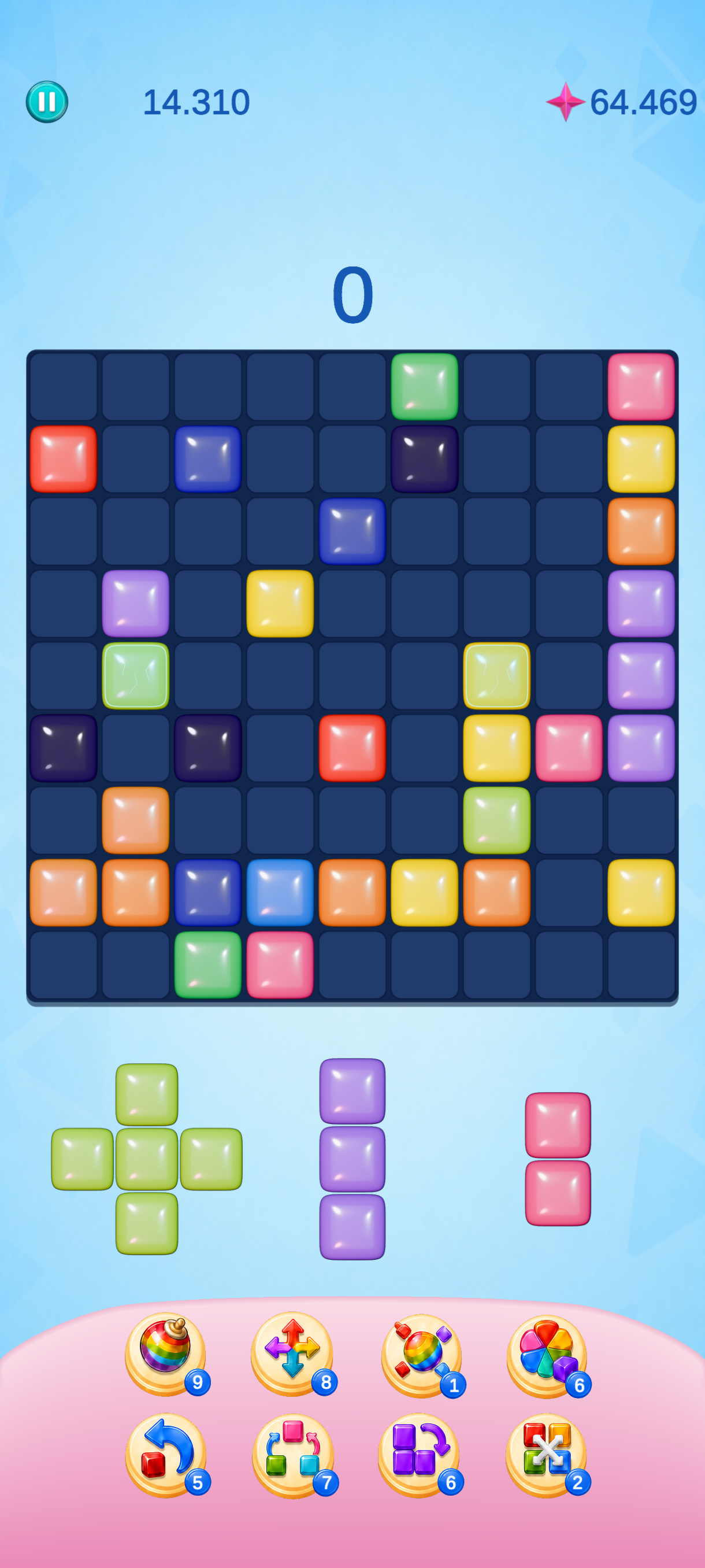 Sugar Block Crash oyun ekranı